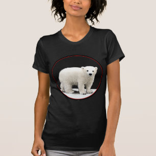 T-shirt Peinture de l'ours polaire - Art original de la fa