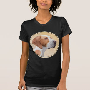 T-shirt Peinture de pointeur - jolie art original de chien
