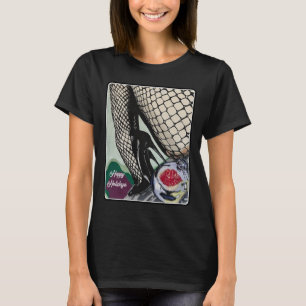 T-shirt Peinture de 'poissons de fête' sur une