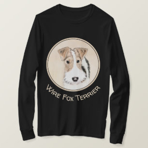 T-shirt Peinture de renard de fil Terrier - Cute Original