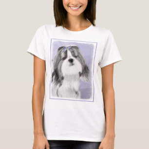 T-shirt Peinture de Shih Tzu - art original mignon de