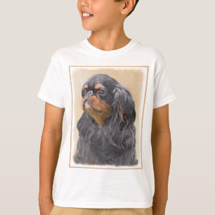T-shirt Peinture de Spaniel Toy Anglais Art Animalier Orig