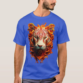 T-shirt Peinture de tigre
