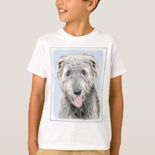 T-shirt Peinture de Wolfhound en Irlande - Beau art origin