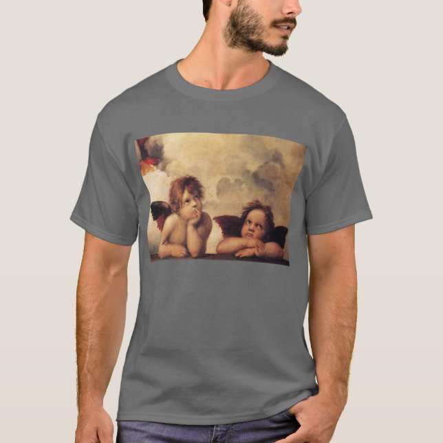 T-shirt Peinture d'oeuvre d'art de Raphael (Devant)