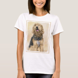 T-shirt Peinture d'Otterhound - Joli art original de chien