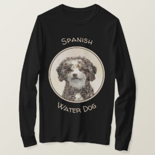 T-shirt Peinture espagnole de chien d'eau - jolie art orig