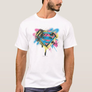 T-shirt Peinture et flaques de Supergirl