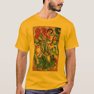 T-shirt Peinture éthiopienne d'église - saint Gabreal