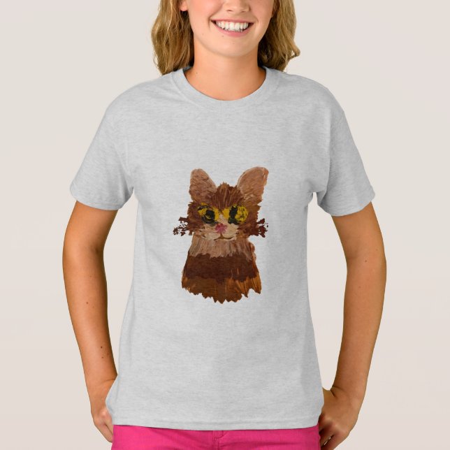 T-shirt Peinture Funky Doigt d'un Tee - shirt de visage de (Devant)