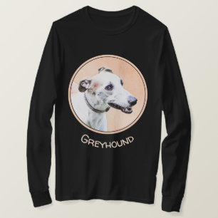 T-shirt Peinture Greyhound - Cute Original Chien Art