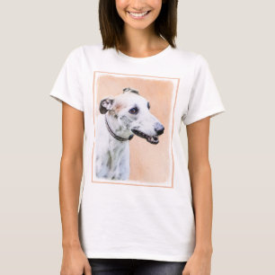 T-shirt Peinture Greyhound - Cute Original Chien Art
