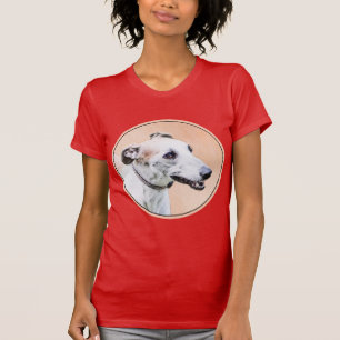 T-shirt Peinture Greyhound - Cute Original Chien Art