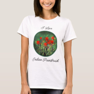 T-shirt Peinture indienne de pinceau - Art Fleur original