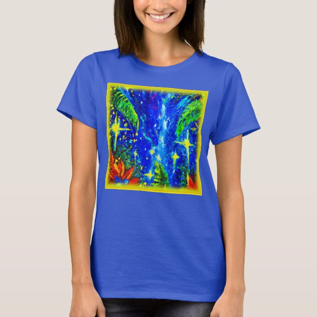 T-shirt Peinture Jungle Stars. Commandez dès maintenant  (Devant)