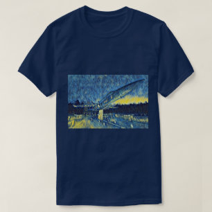 T-shirt Peinture mémorielle de la Navy Blue Angels à Smyrn