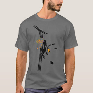 T-shirt Peinture minimaliste Paléolithique Cave Art Honey
