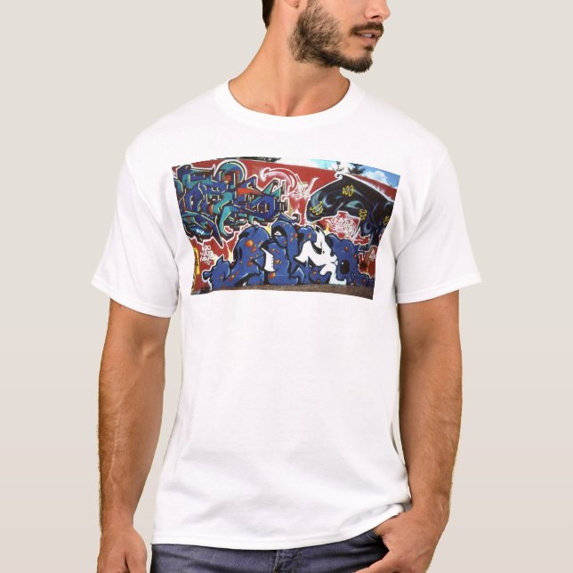 T-shirt Peinture murale 1 de graffiti (Devant)