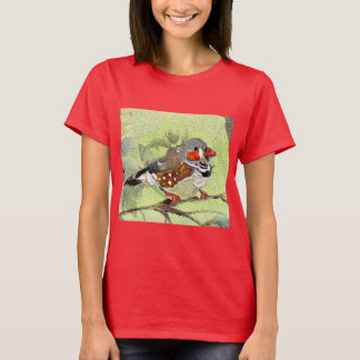 T-shirt Peinture, oiseau et nature