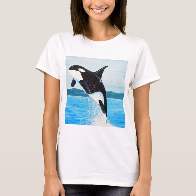 T-shirt Peinture Orca (Devant)