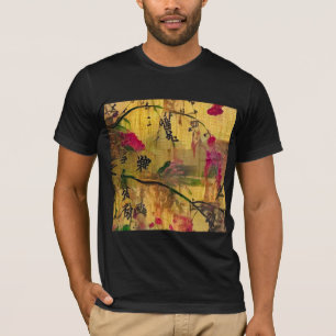 T-shirt Peinture orientale. Style japonais