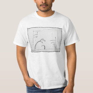 T-shirt Peinture originale méditante de zen de Daruma