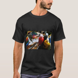 T-shirt Peinture Pencils Art Imprimer