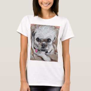 T-shirt Peinture Pugapoo