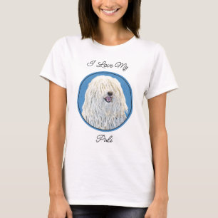 T-shirt Peinture Puli - Cute Original Chien Art