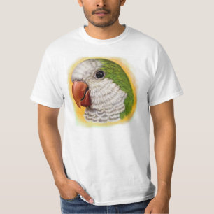 T-shirt Peinture réaliste de perroquet de quaker