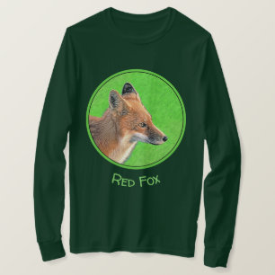 T-shirt Peinture Red Fox - Art original de la faune