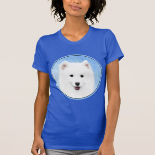 T-shirt Peinture Samoyed Puppy - Jolie Art Original Chien