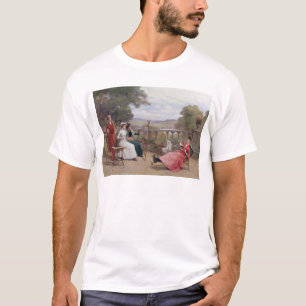 T-shirt Peinture sur la terrasse
