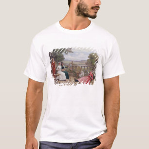 T-shirt Peinture sur la terrasse