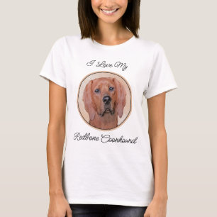 T-shirt Peinture sur pilon rouge - jolie art original chie