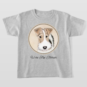 T-shirt Peinture Terrier de Renard de fil - Cute Original