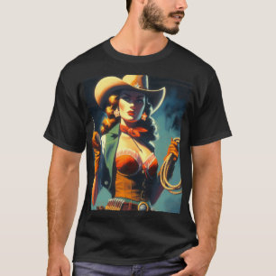 T-shirt Peinture vintage pour fille