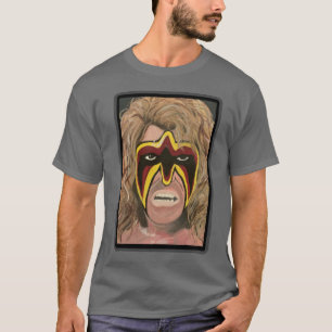 T-Shirt Peinture Vintage Rétro Du Guerrier