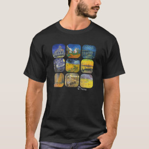 T-shirt Peintures De L'Artiste Célèbre Van Gogh Pour Art