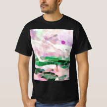 Peintures de rivage et de montagne - Vert
