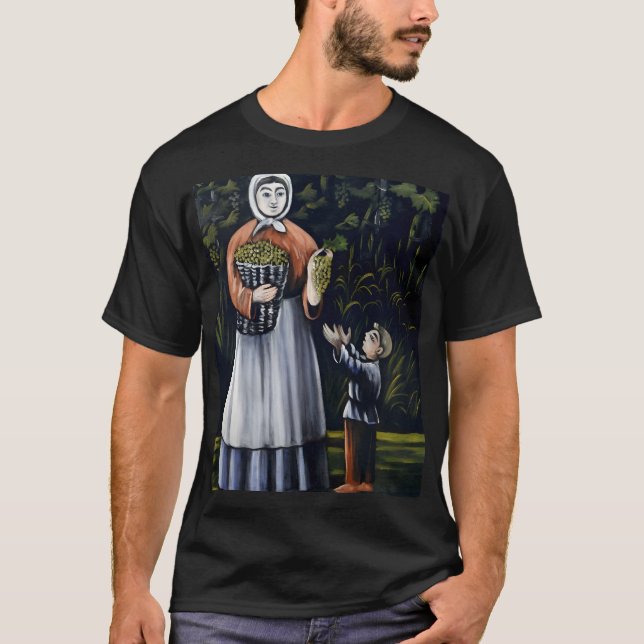 T-shirt Peintures du peintre géorgien Niko Pirosmani (Devant)