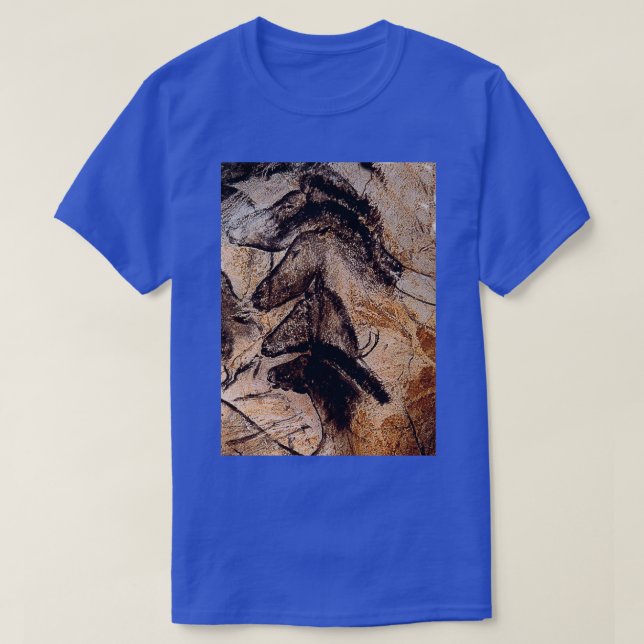 T-shirt Peintures rupestres de Stonage Chauvet France (Design devant)