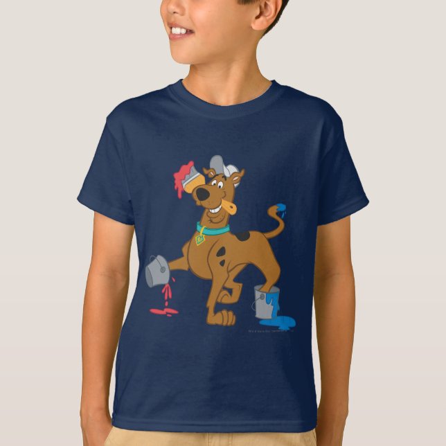T-shirt Peintures Scooby-Doo (Devant)
