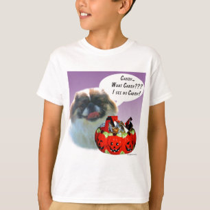 T-shirt Pekingese Halloween Candy