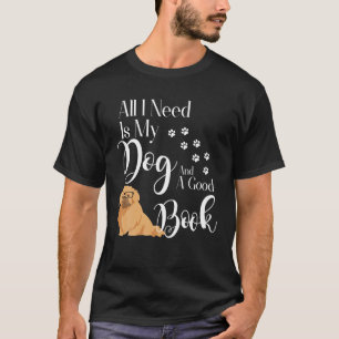 T-shirt Pekingese I love My Dog T Shirt Lecture Livre Love