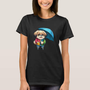 T-shirt Pekingese Parapluie Chien Funny Raincoat