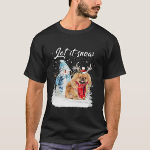 T-shirt Pekingese Père Noël Chien Noël Snowman Xmas Pyjama