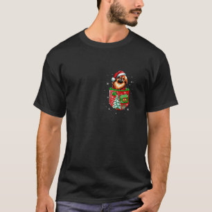 T-shirt Pékinois de Noël dans la poche de son propriétaire