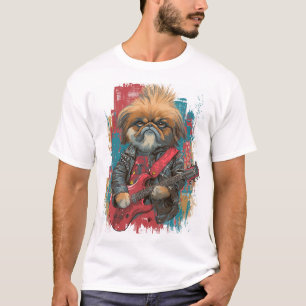 T-shirt Pékinois Punk Rock ï¿½ Chien Rebelle