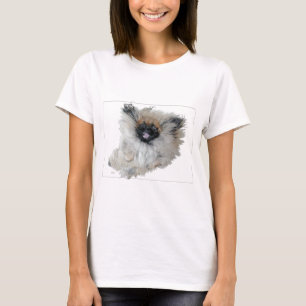 T-shirt Pékinois volant joyeux
